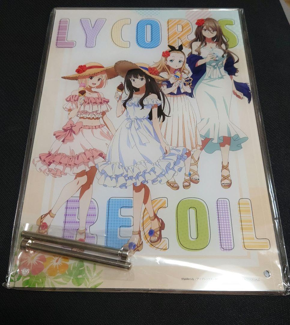 リコリス・リコイル ビジュアルアクリルプレート クリアファイル バカンスver. リコリス・リコイル ビジュアルアクリルプレート クリアファイル